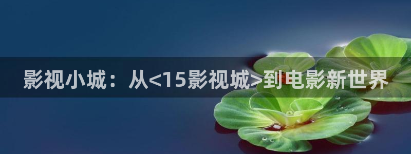 潜伏免费观看西瓜：影视小城：从<15影视城>到电影新世界